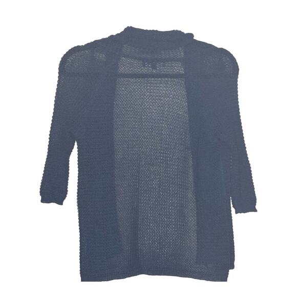POL Women's Deep Blue Open Knit Cardigan-NWOT - Picture 2 of 4